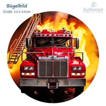 Bügelapplikation Feuerwehr